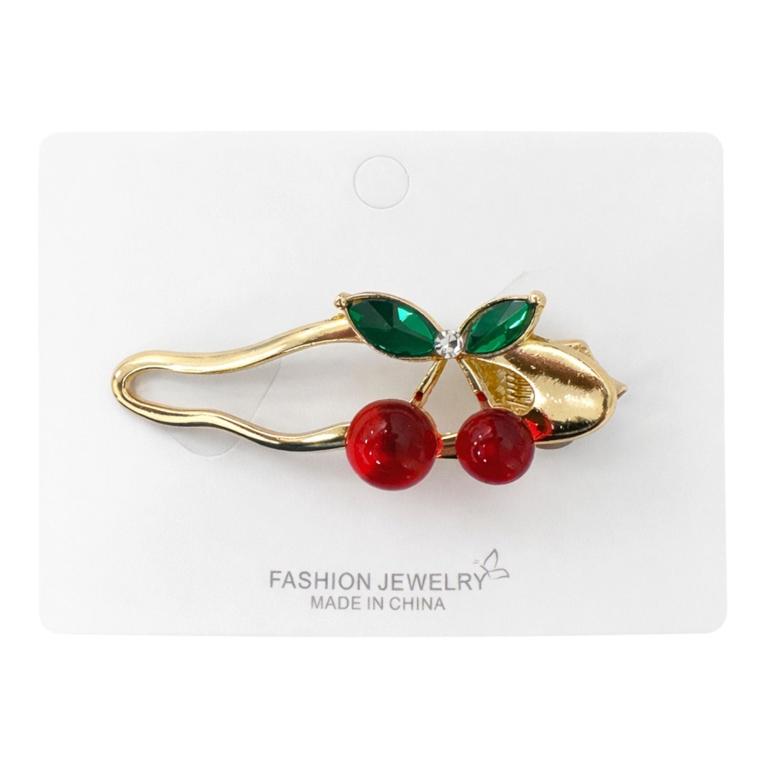 PINZA GRANDE METALICA CEREZA