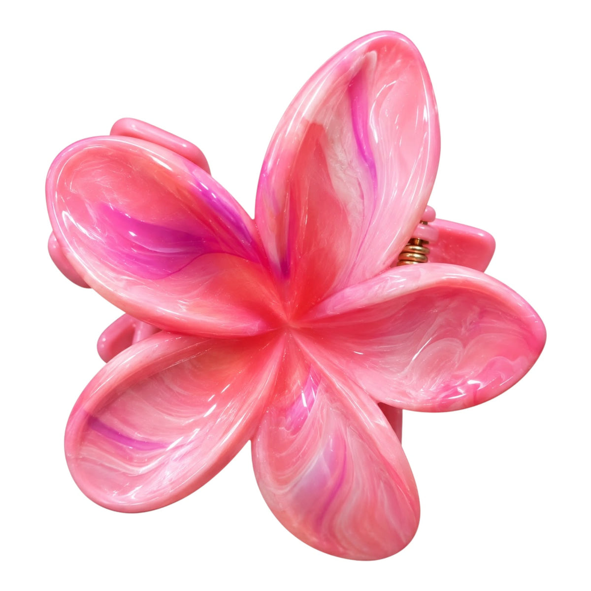 CAIMAN GRANDE FLOR HAWAI MARMOLEADO FASHION JEWELRY