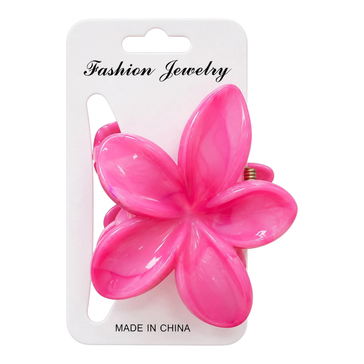 CAIMAN GRANDE FLOR HAWAI MARMOLEADO FASHION JEWELRY