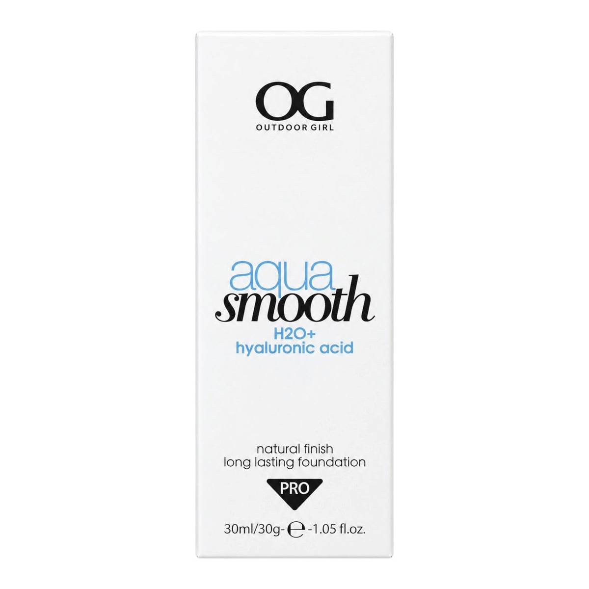 BASE LIQUIDA AQUA SMOOTH H2O+HYALURONIC ACID TONO 2.5 30ML OUTDOOR GIRL
