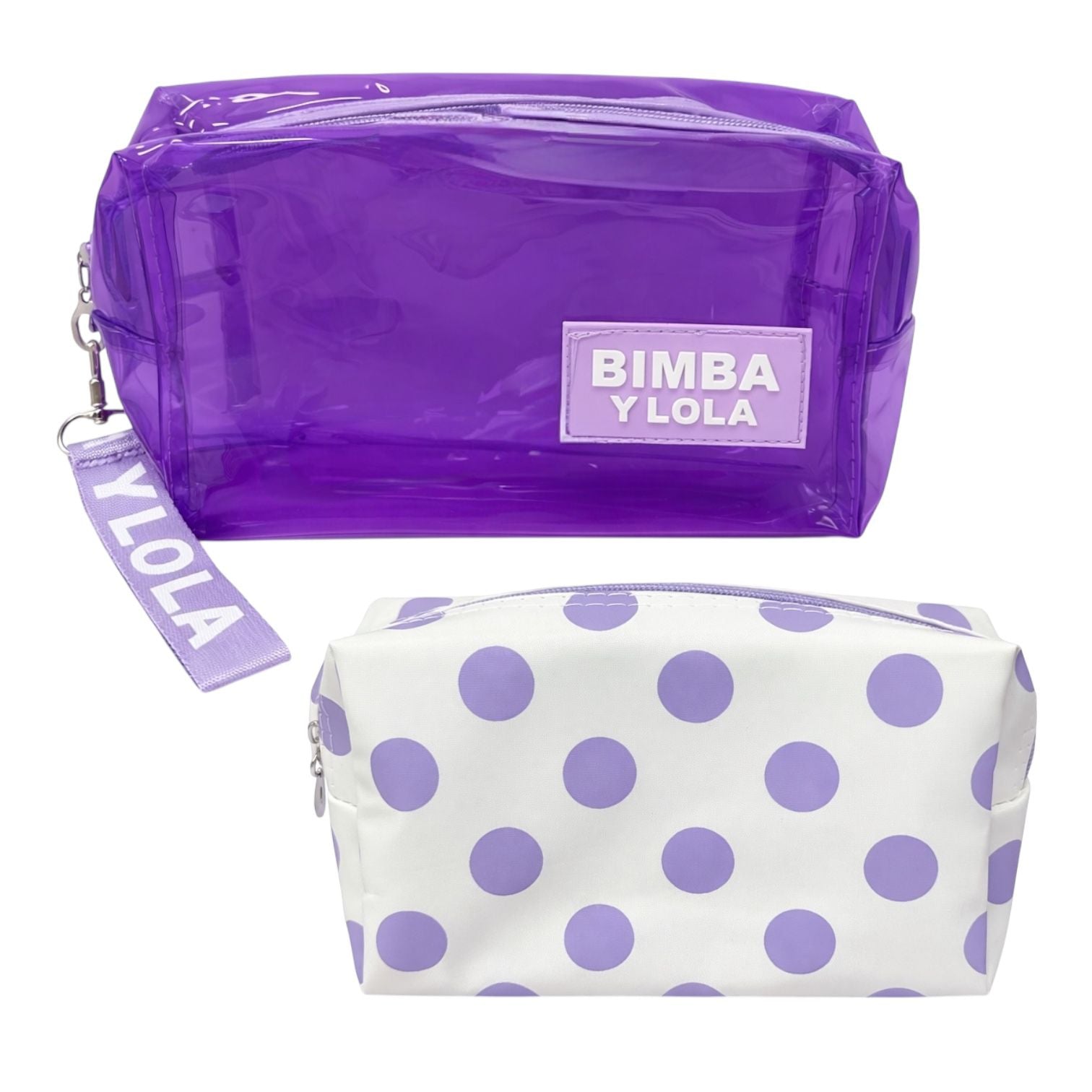COSMETIQUERA X2 TRANSPARENTE BIMBA Y LOLA