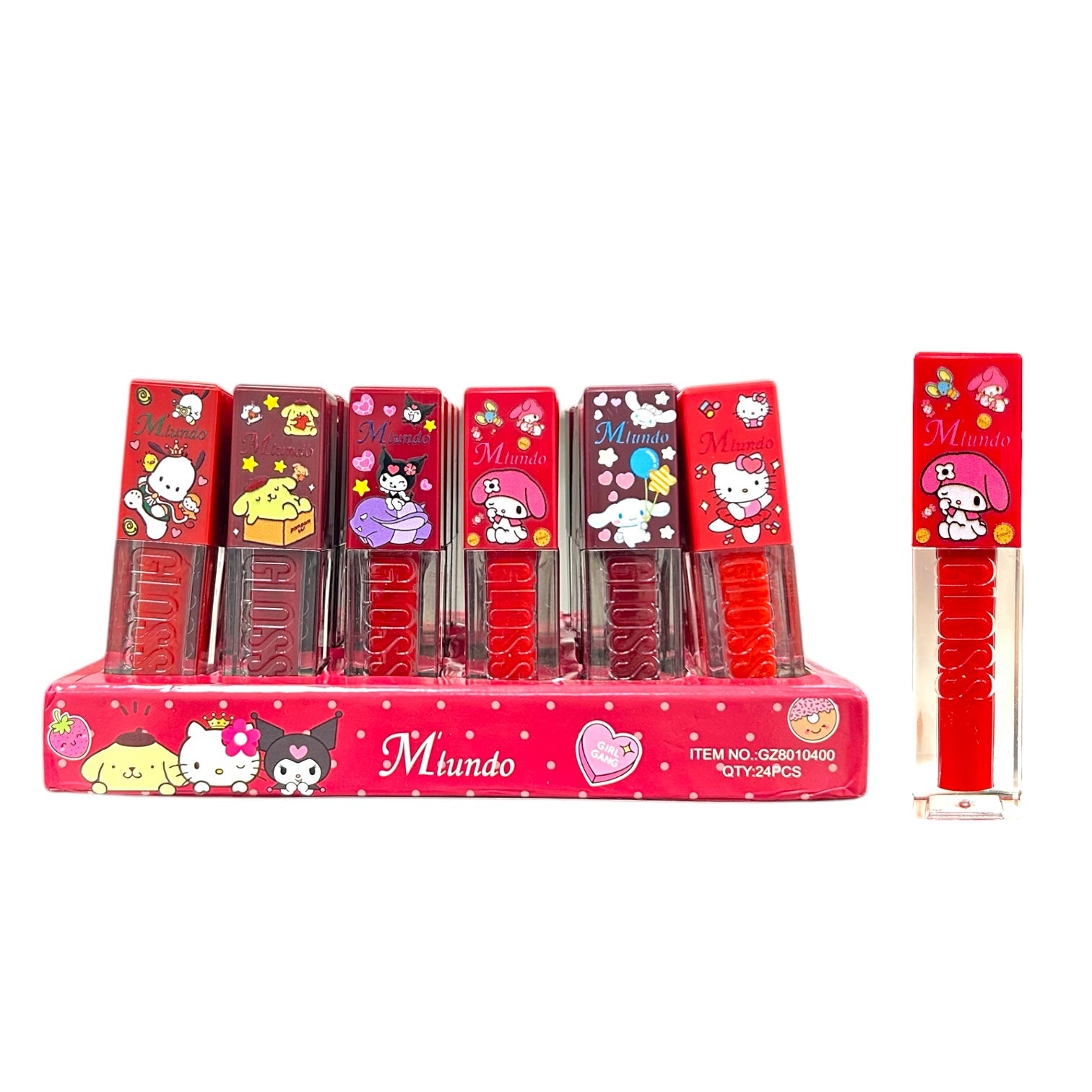 LABIAL LIQUIDO MATTE CUADRADO SANRIO M'LUNDO
