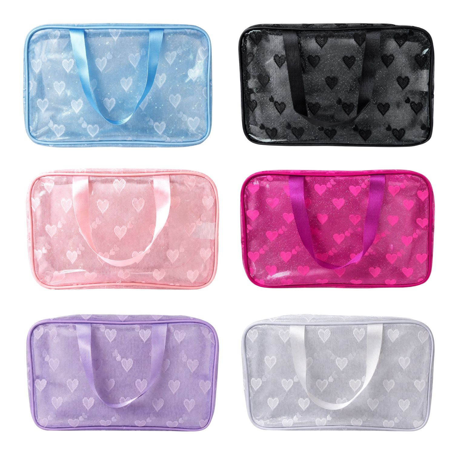 BOLSO GRANDE MALLA CORAZONCITOS