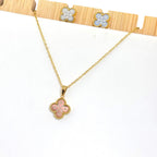 JUEGO ARETES Y COLLAR 1 TREBOL VAN CLEEF