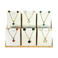JUEGO ARETES Y COLLAR 1 TREBOL VAN CLEEF