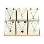 JUEGO ARETES Y COLLAR 1 TREBOL VAN CLEEF
