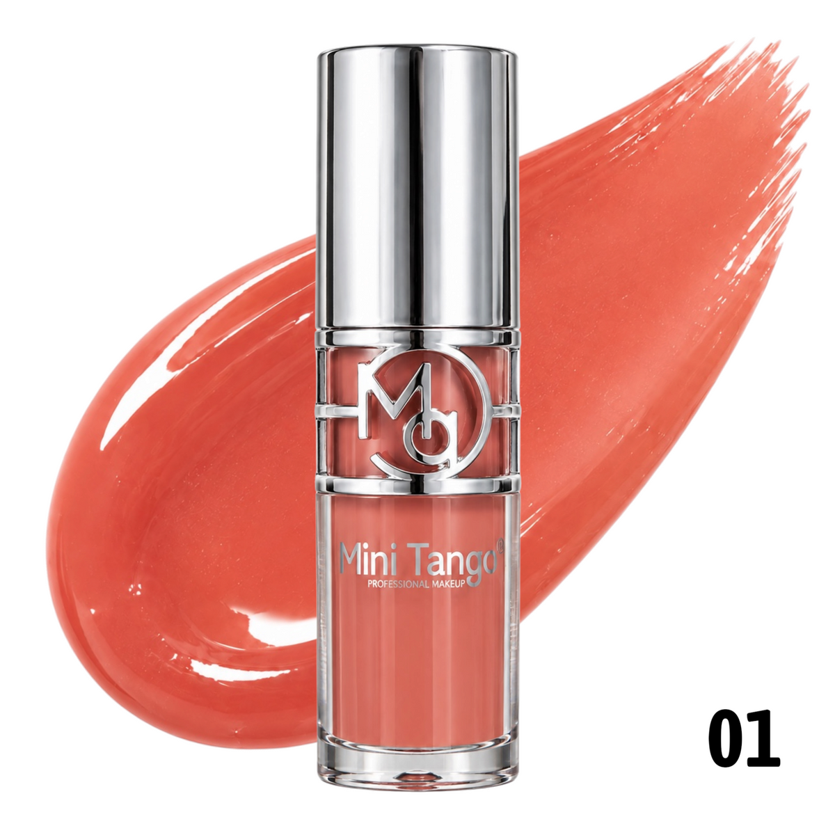 BRILLO GLOSS CON COLOR TAPA PLATEADA MINI TANGO