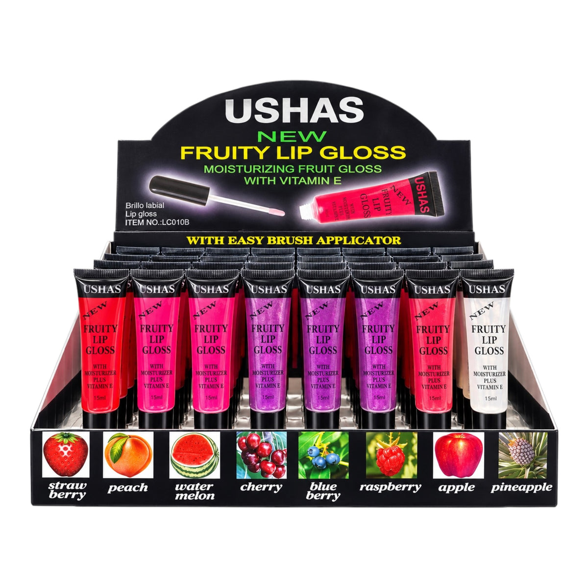 LIP GLOSS FRUITY 15ML USHAS