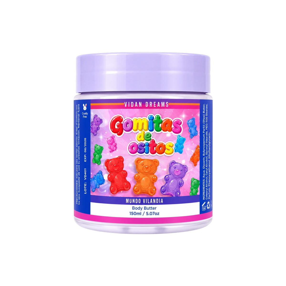 MINI MANTEQUILLA MUNDO VILANDIA 150ML VIDAN DREAMS