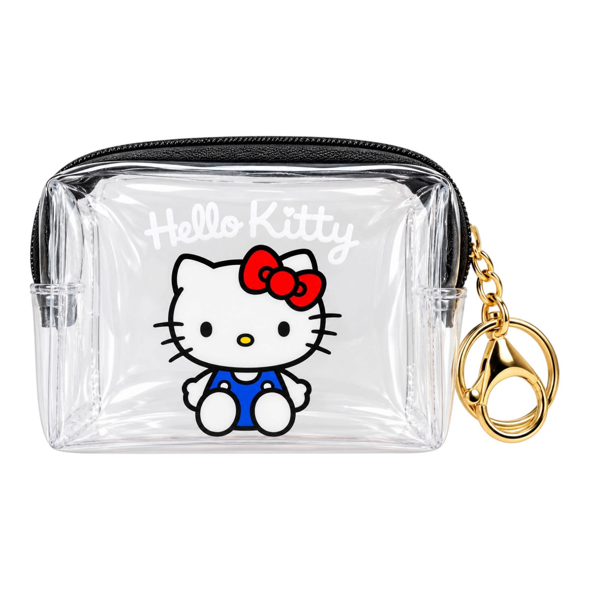 MONEDERO TRANSPARENTE CARA HELLO KITTY