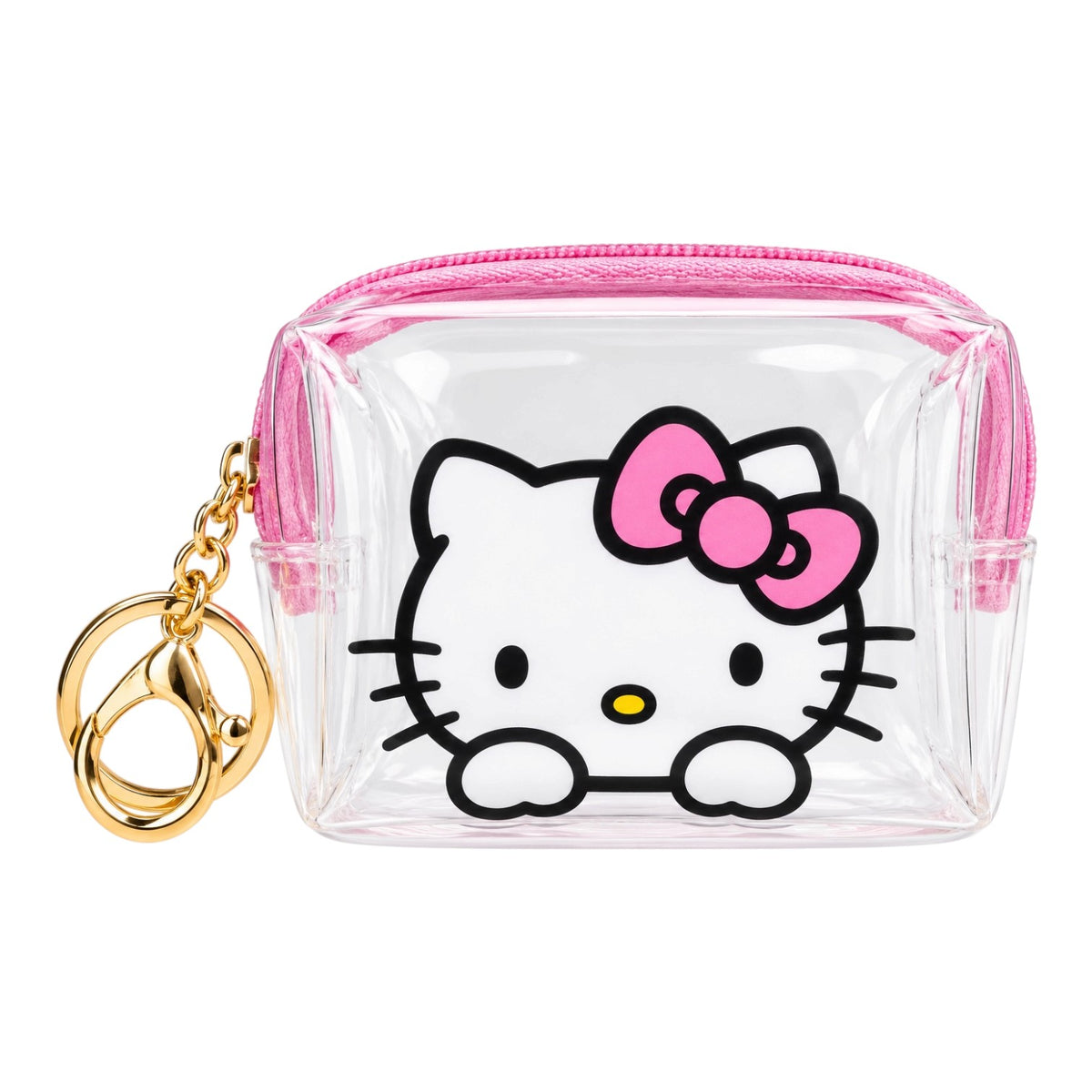 MONEDERO TRANSPARENTE CARA HELLO KITTY