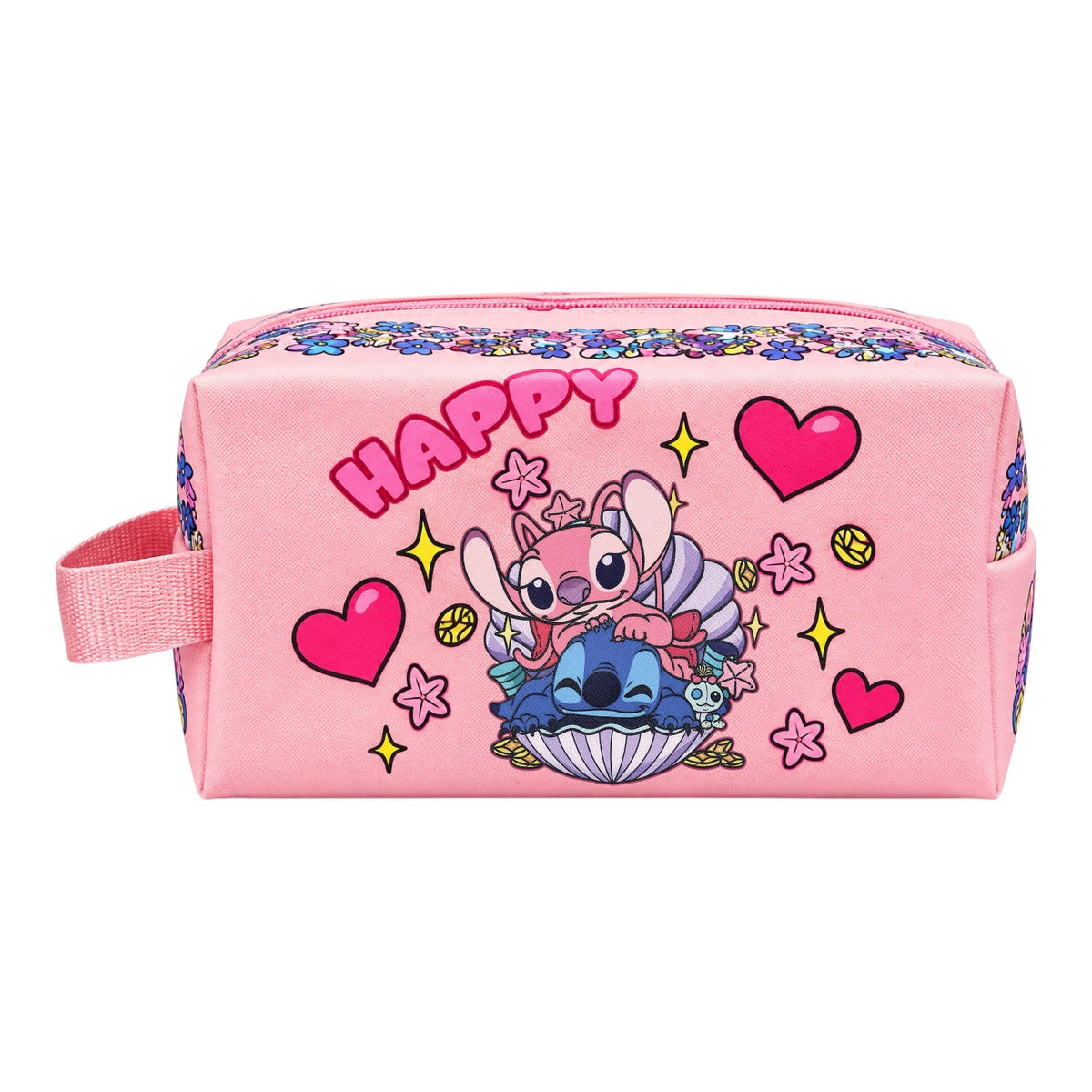 CCOSMETIQUERA STITCH ESTAMPADA CON AGARRADERA