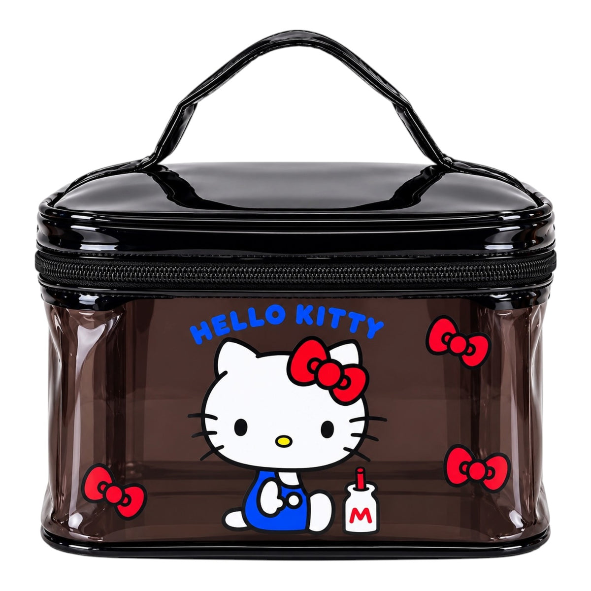 COSMETIQUERA BOLSITO HELLO KITTY TRANSPARENTE