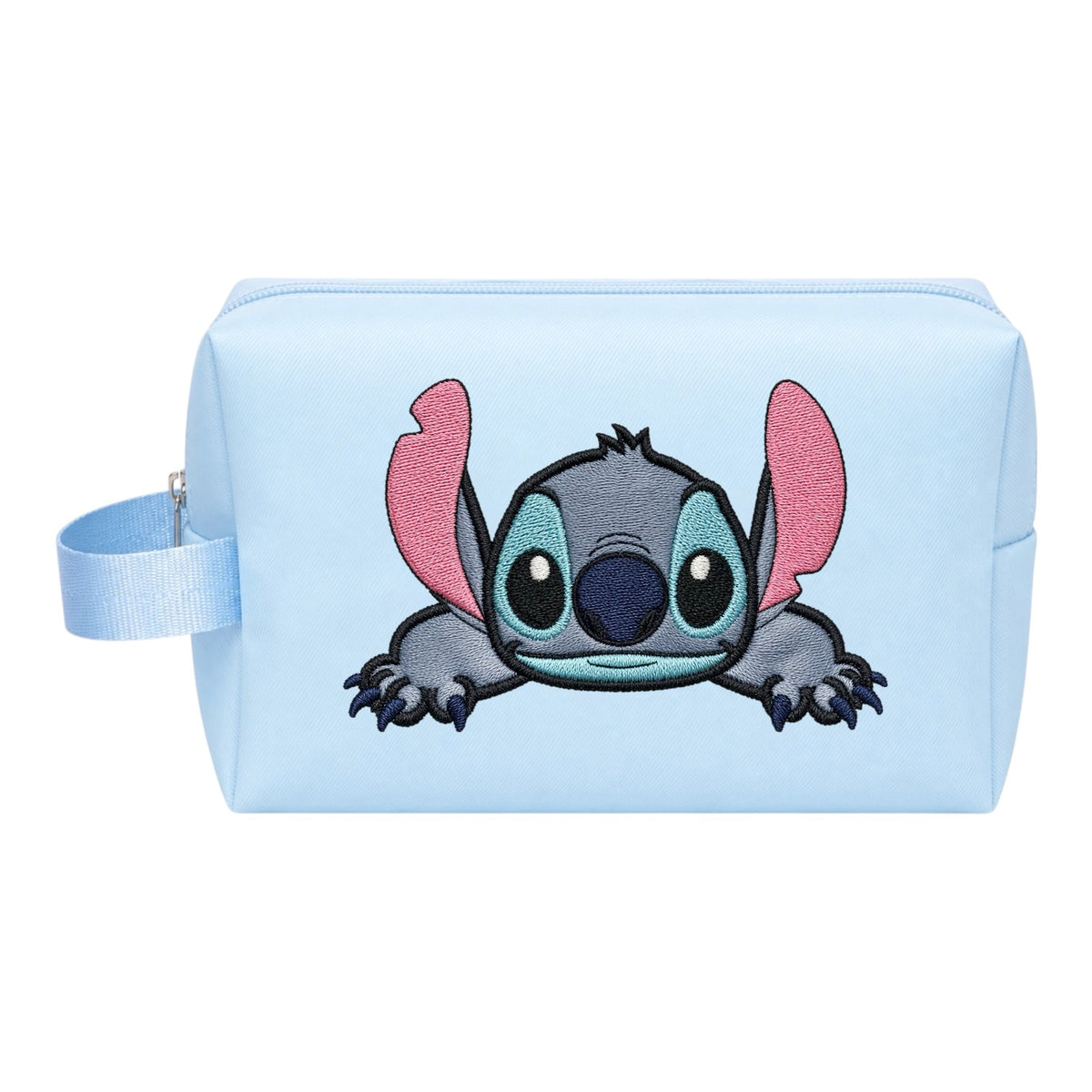 COSMETIQUERA CARA STITCH CON AGARRADERA