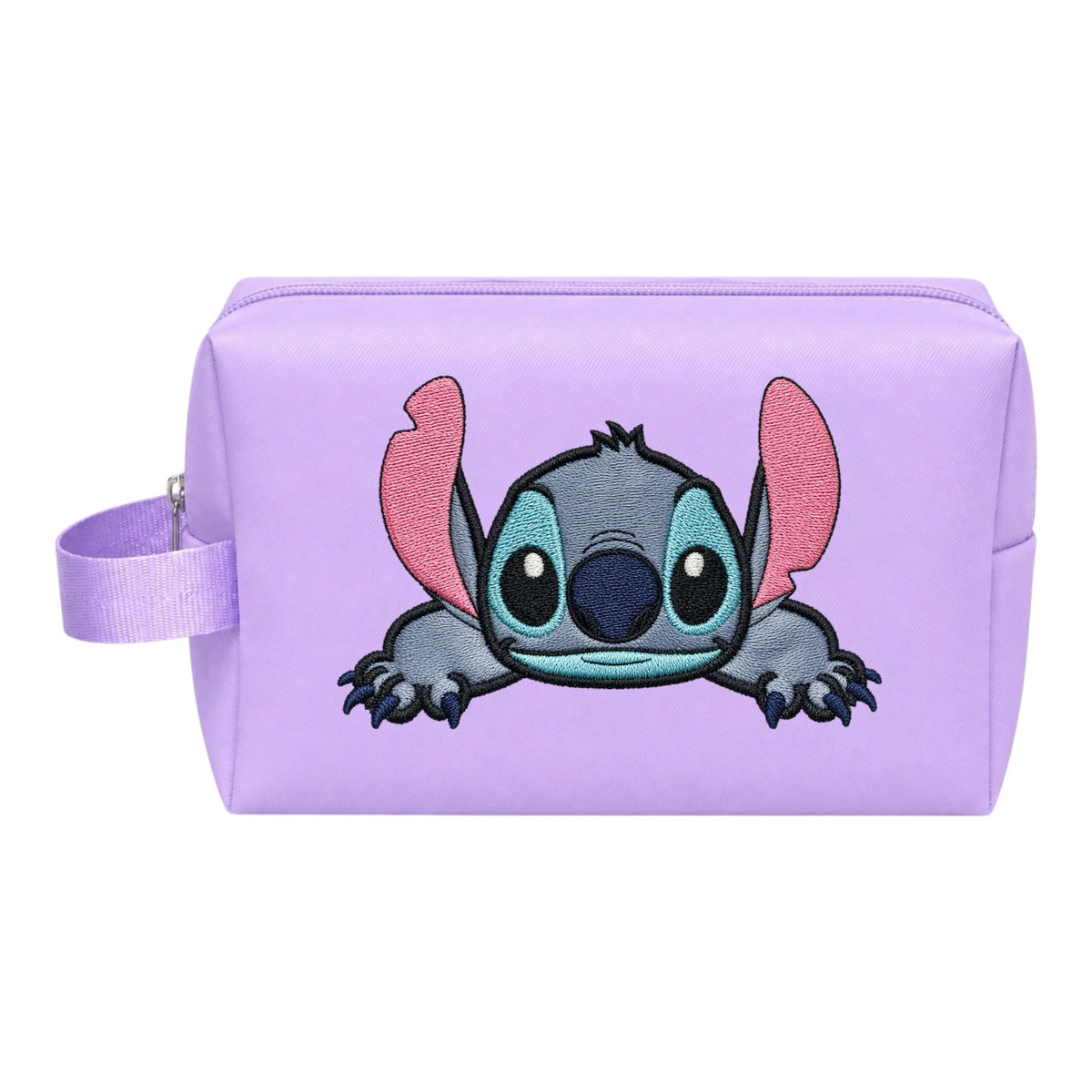 COSMETIQUERA CARA STITCH CON AGARRADERA