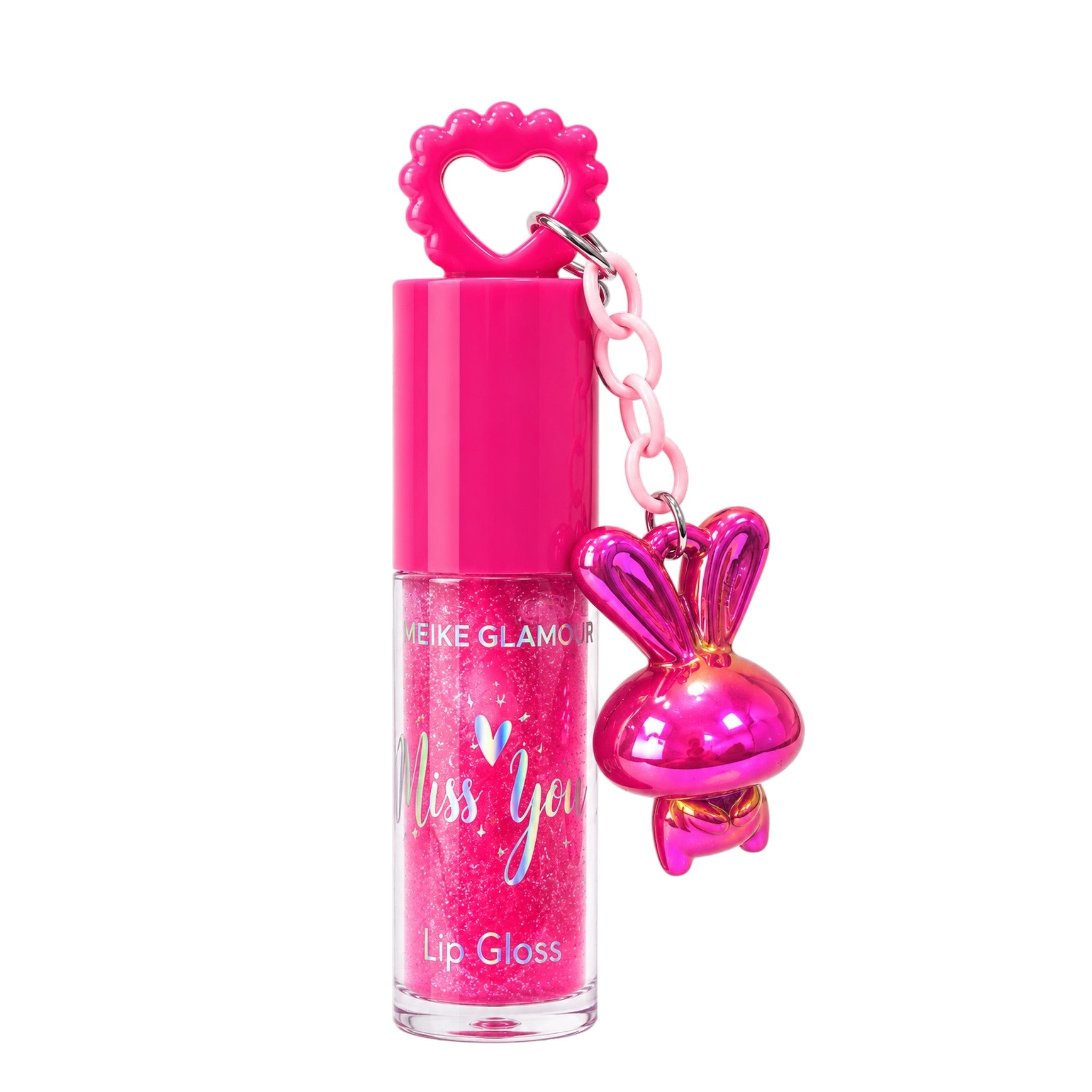 TINTA DE LABIOS LLAVERO CONEJITO MISS YOU MEIKE GLAMOUR