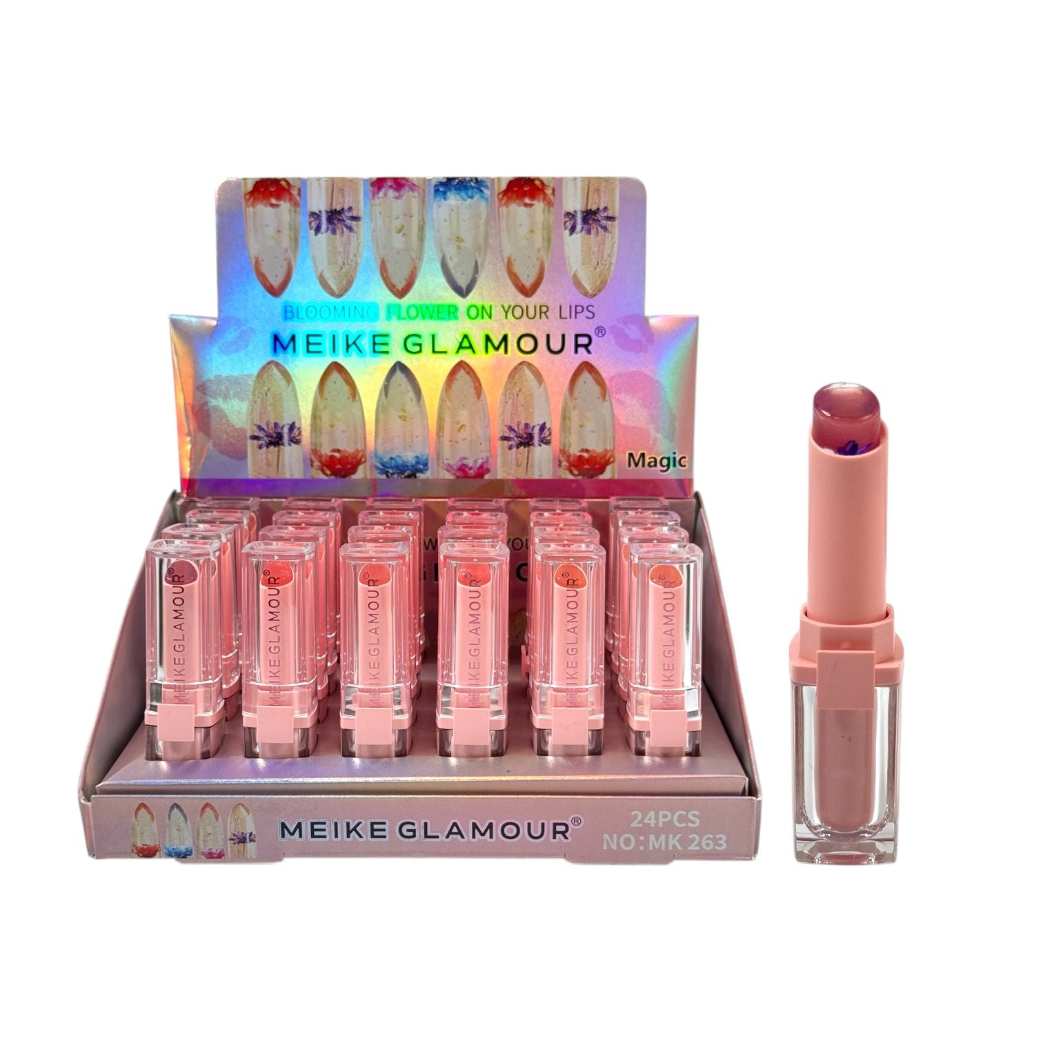 BALSAMO MAGICO EN BARRA FLOR MEIKE GLAMOUR