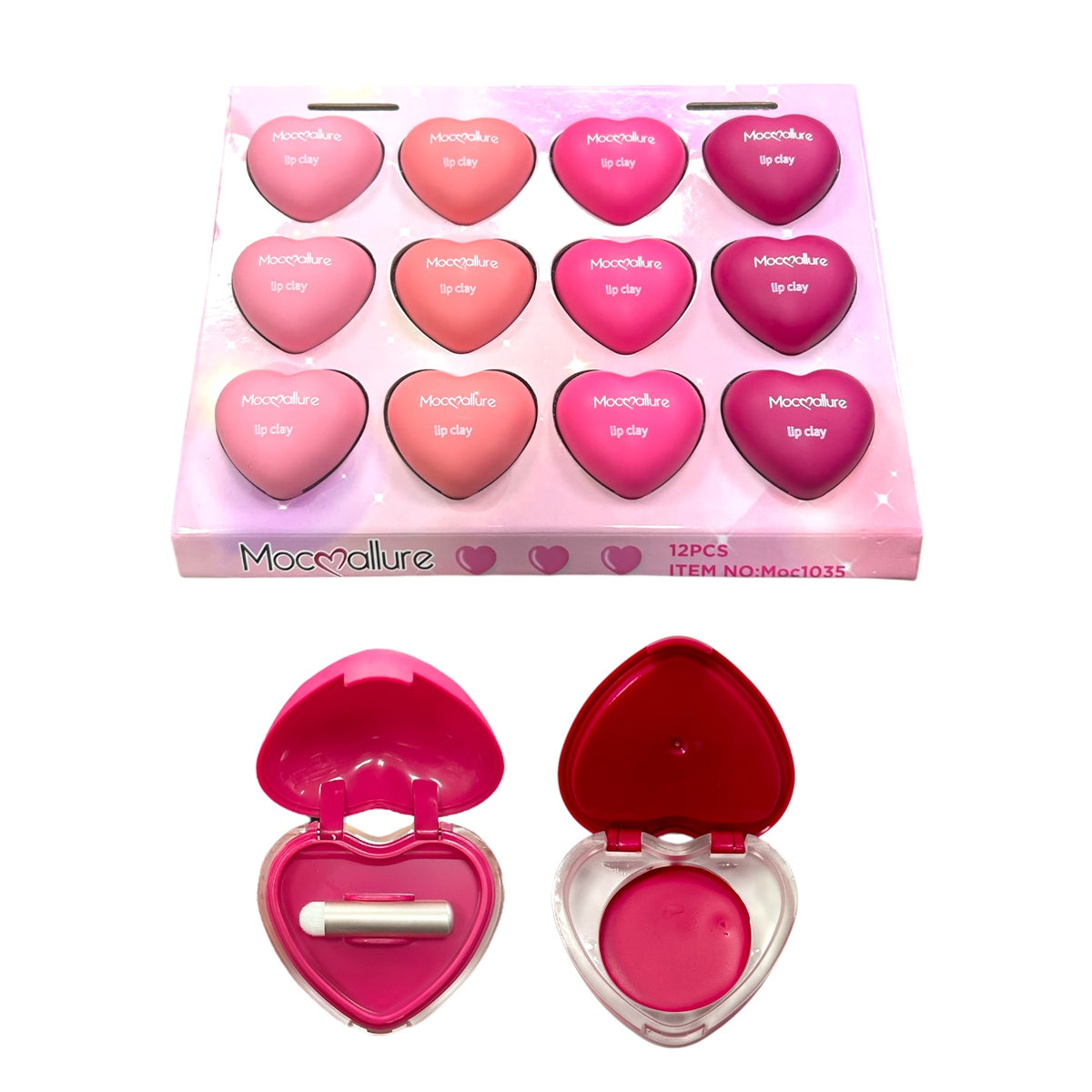 LABIAL RUBOR CORAZON LIP CLAY MOCALLURE