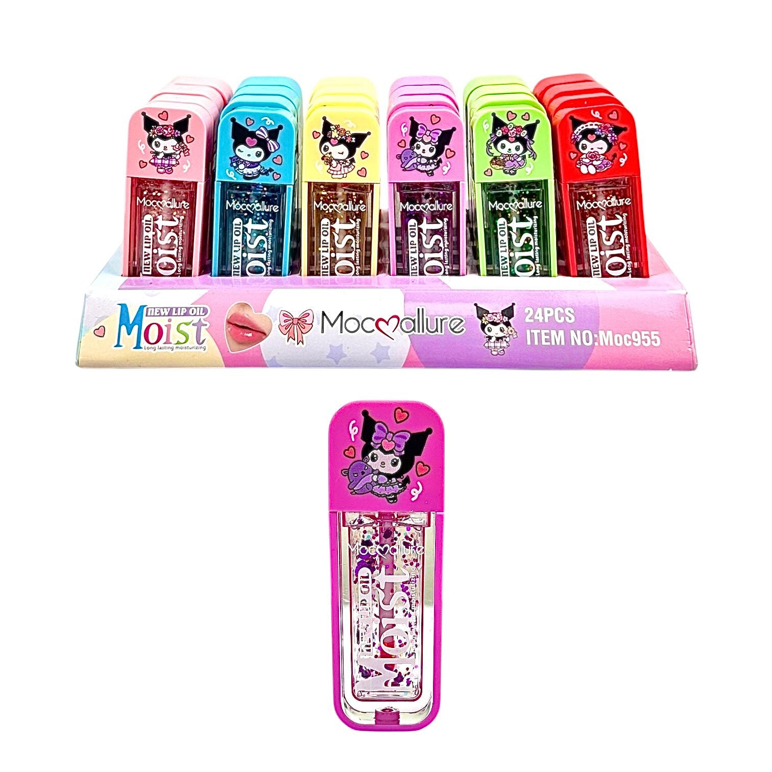 BRILLO MAGICO GLITTER KUROMI NEW LIP OIL MOIST MOCALLURE