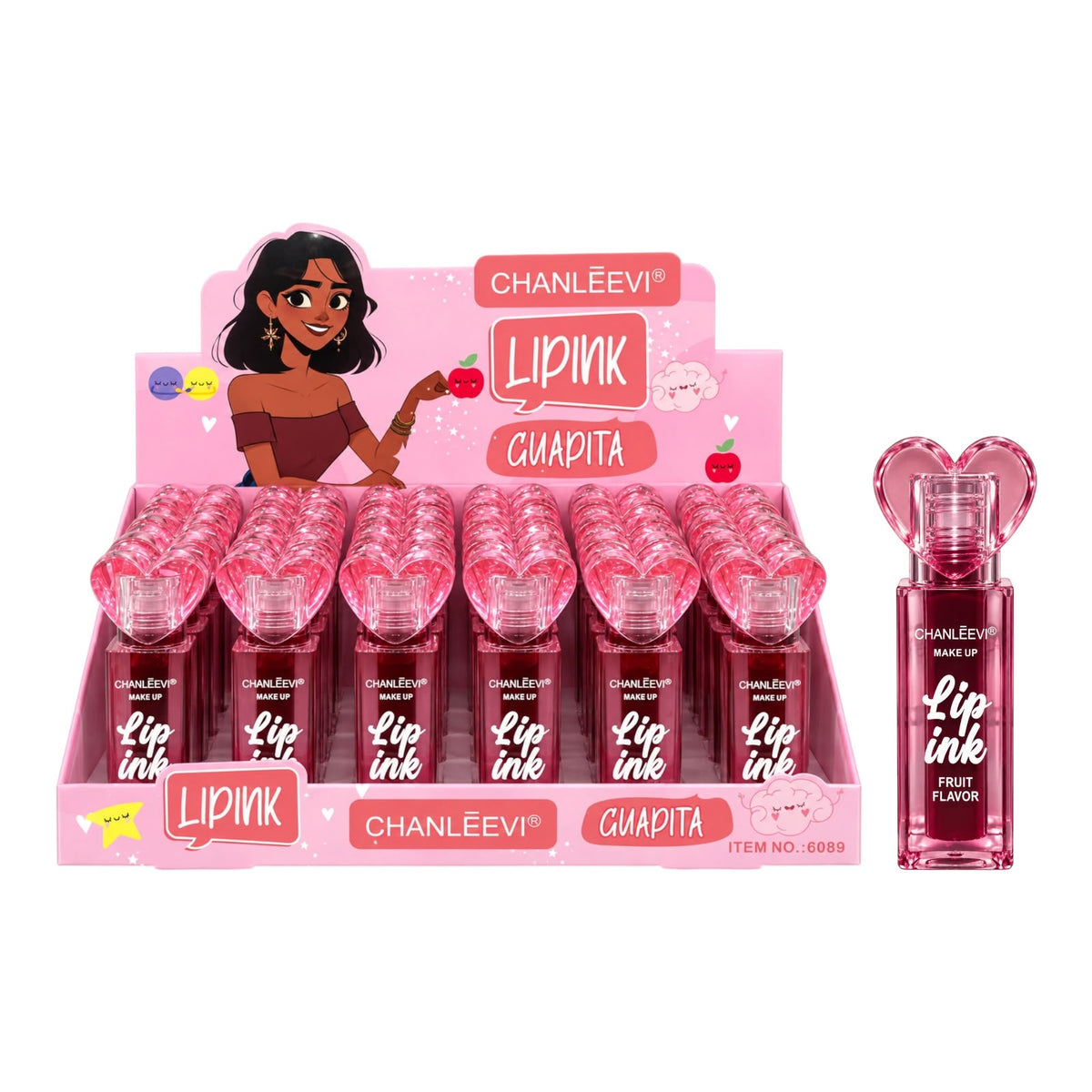 LABIAL LIQUIDO MATTE GIRL POWER 4ML TAPA CORAZON PAULIS