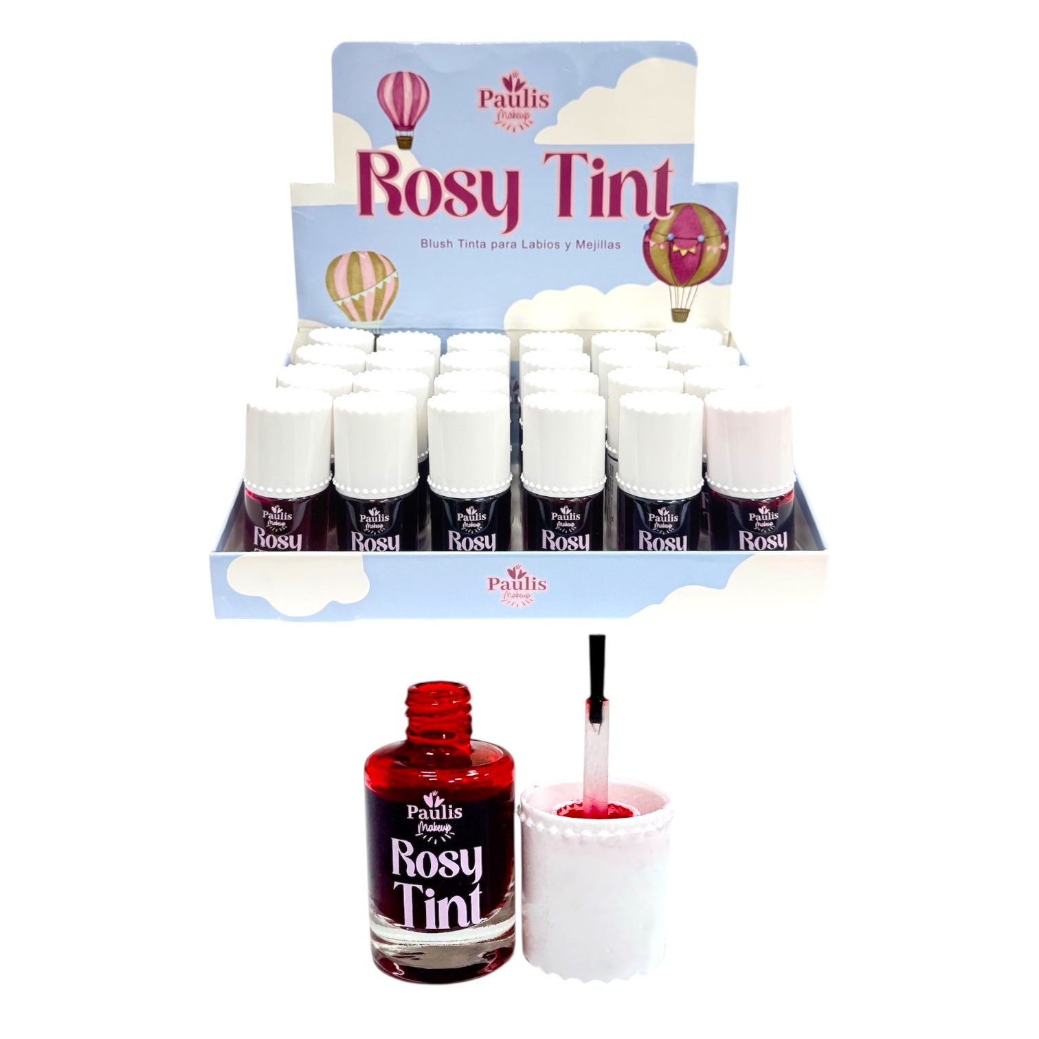 TINTA DE LABIOS REDONDA ROSY TINT PAULIS