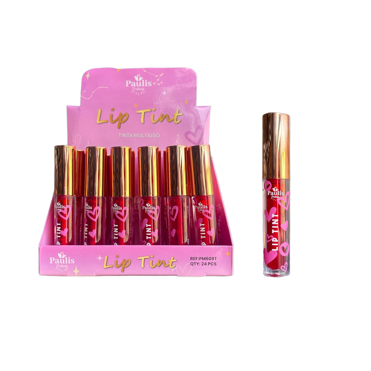 TINTA DE LABIOS CORAZONES PAULIS