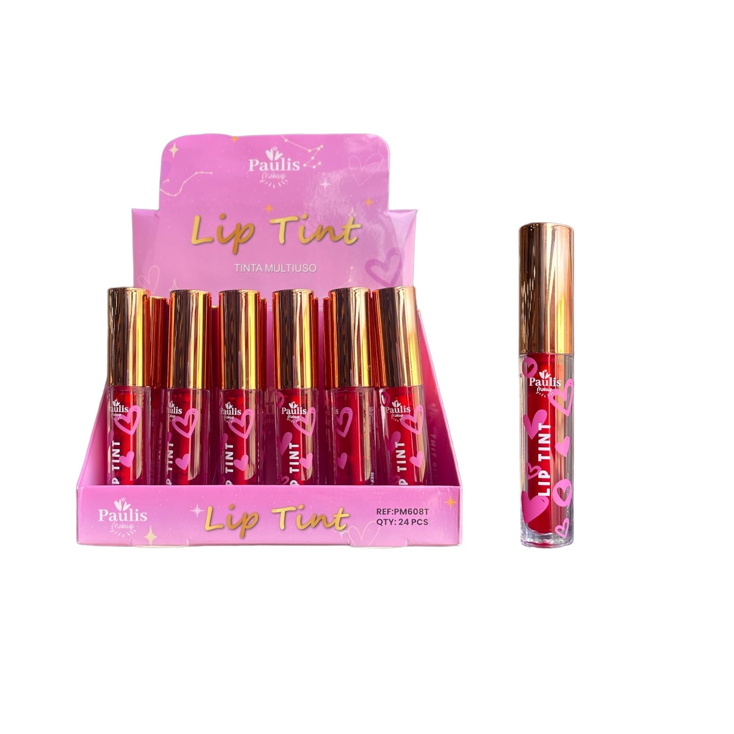 TINTA DE LABIOS CORAZONES PAULIS