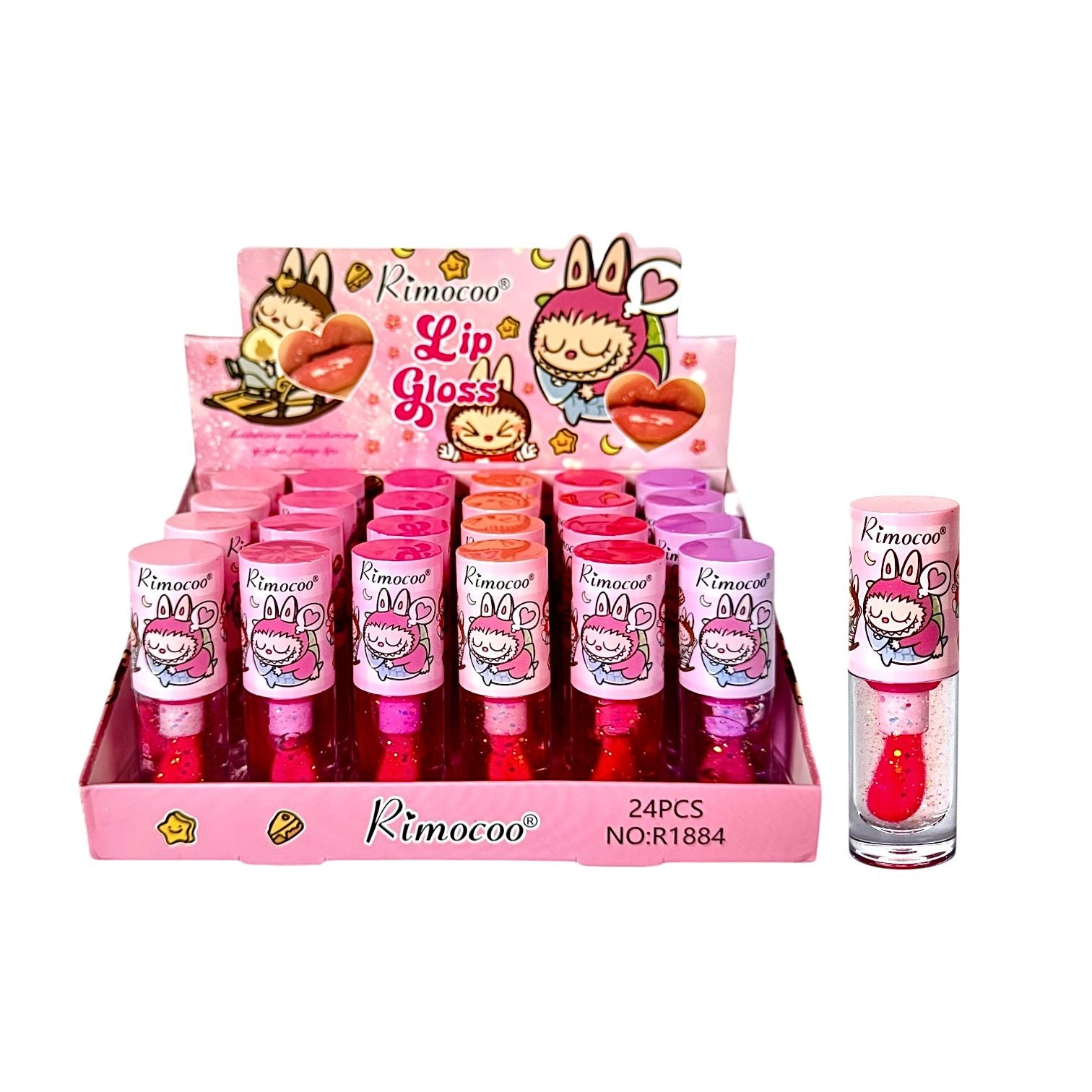 BRILLO MAGICO GLITTER REDONDO LABUBU RIMOCOO