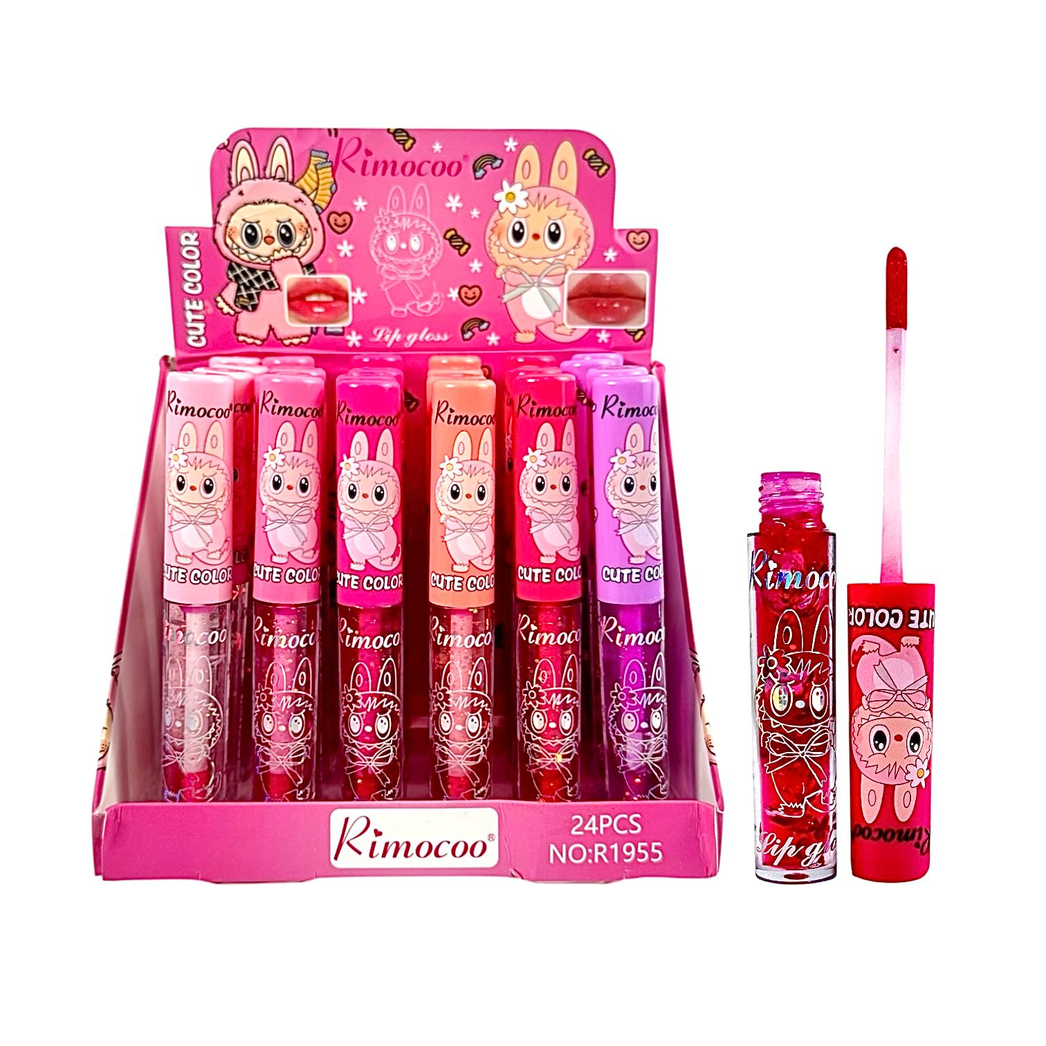 BRILLO MAGICO GLITTER LABUBU CUTE COLOR RIMOCOO