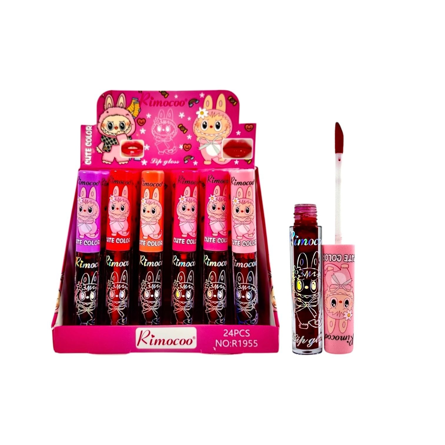 TINTA DE LABIOS LABUBU CUTE COLOR RIMOCOO