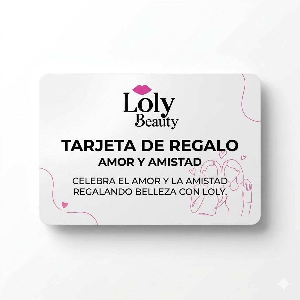 TARJETA DE REGALO AMOR Y AMISTAD