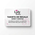 TARJETA DE REGALO AMOR Y AMISTAD