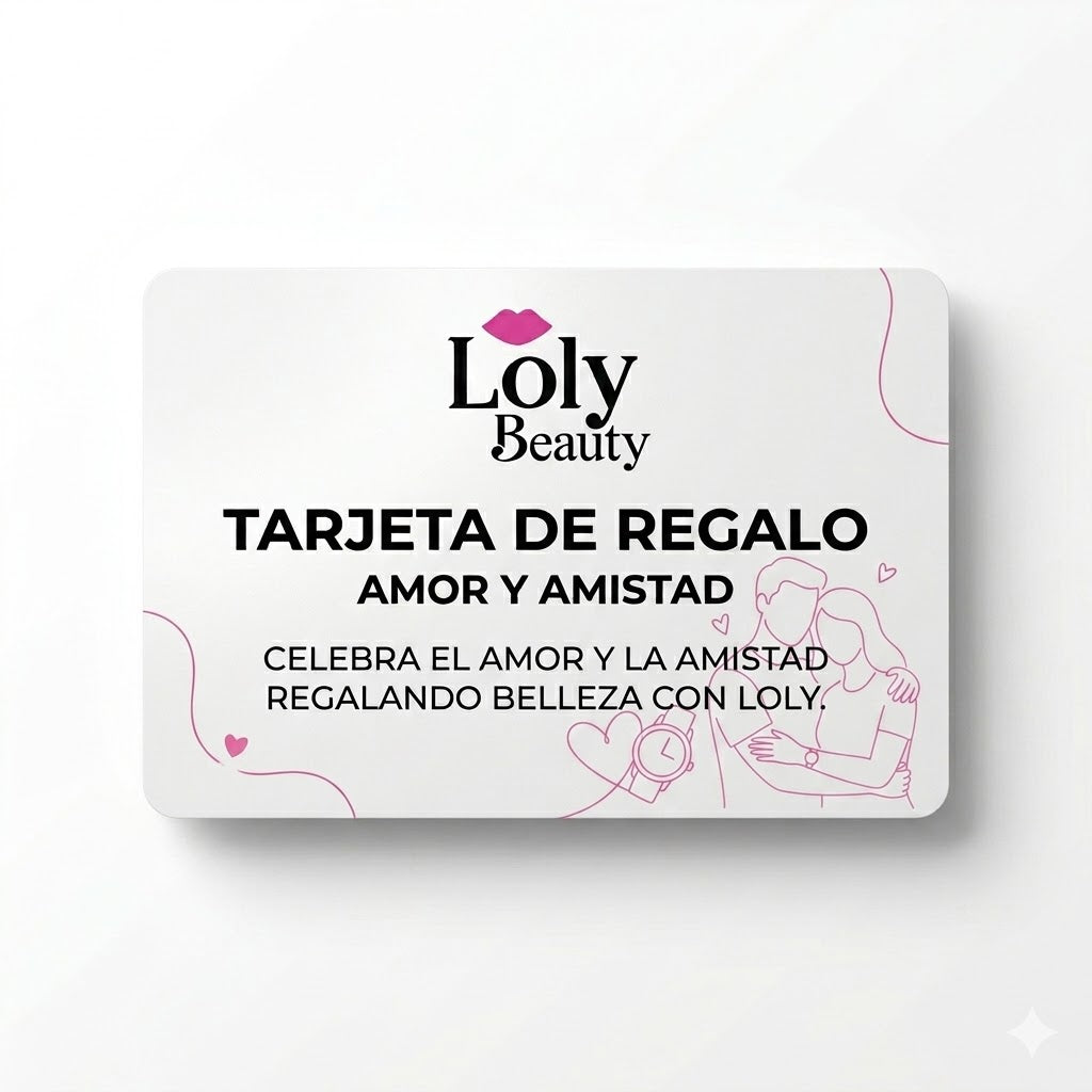 TARJETA DE REGALO AMOR Y AMISTAD